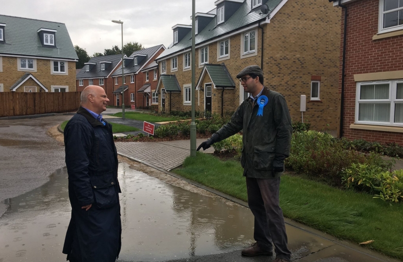 Cllr Forster and Ranil Jayawardena, MP