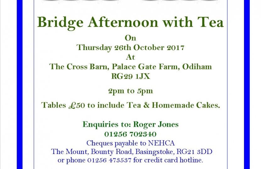 Odiham Bridge Tea