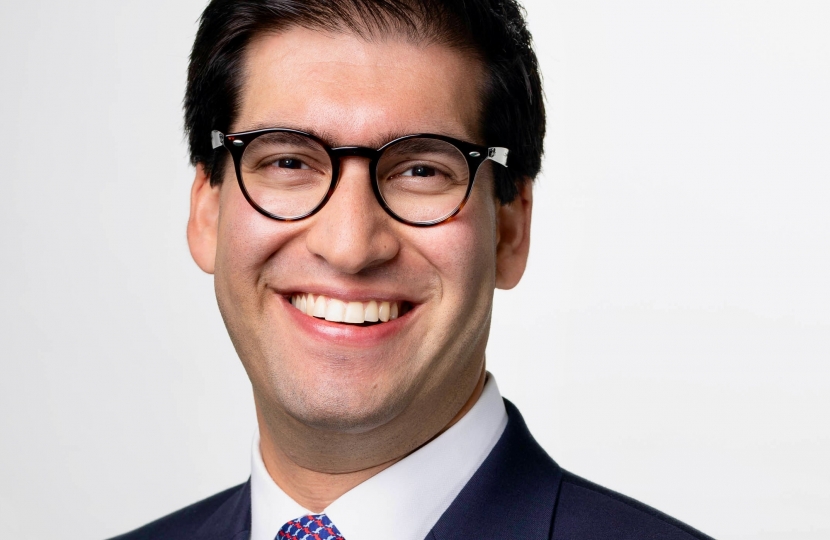 Member of Parliament for North East Hampshire Ranil Jayawardena