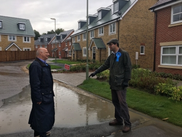 Cllr Forster and Ranil Jayawardena, MP